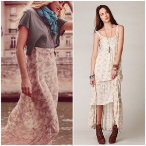Free People Love Birds Maxi Dress High Low